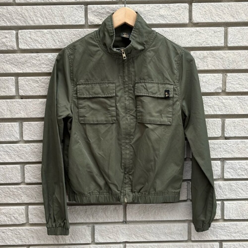 OVO Lightweight Military Bomber Style Jacket Green Sz XS